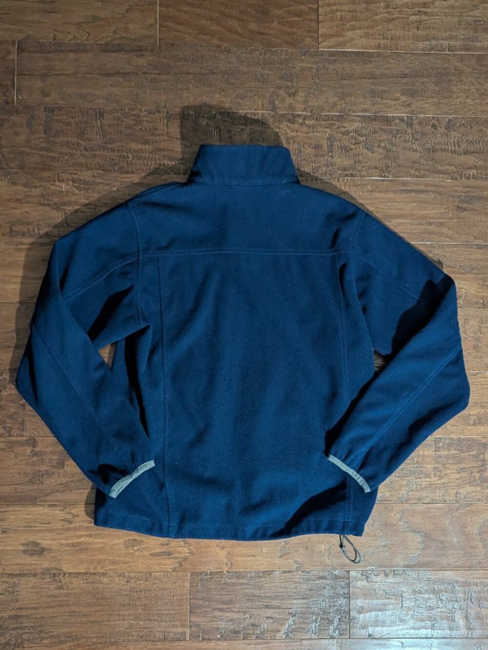 NFL Seattle Seahawks Full Zip Fleece Jacket Blue Cinch Hem Medium - Picture 3 of 7